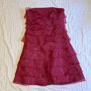 Vintage Inspired Chiffon Flapper Evening Dress (comes with straps)